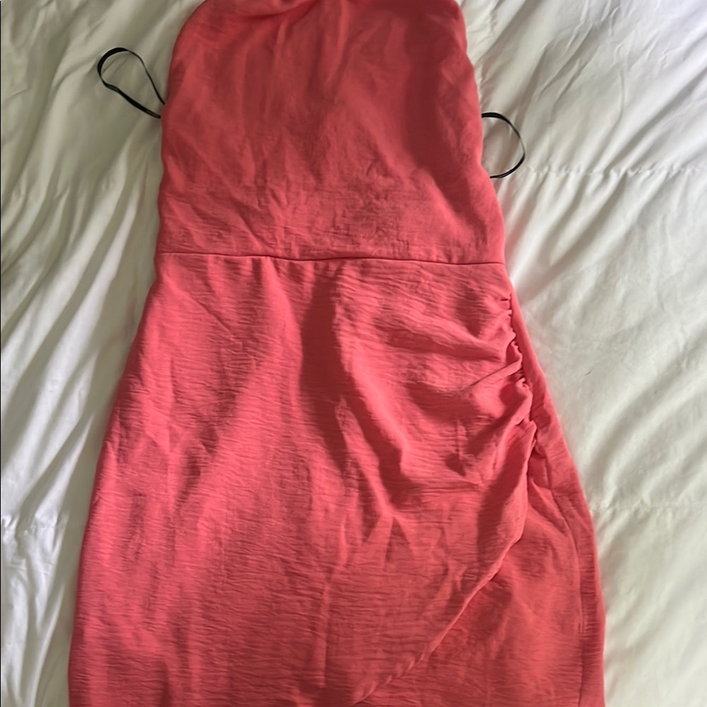 Forever 21 Coral Sleeveless Dress